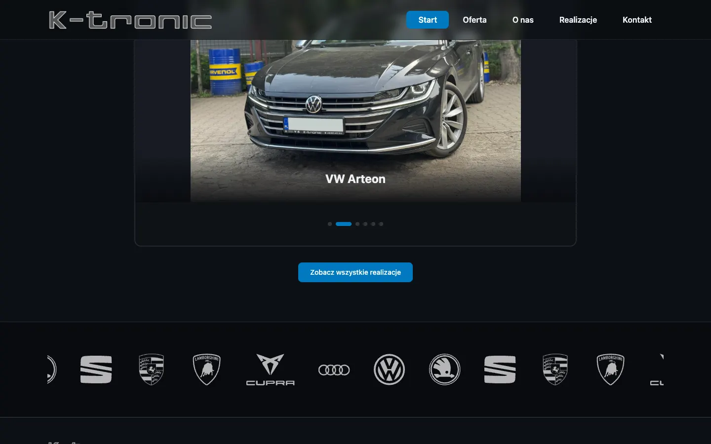 K-Tronic – zdjęcia realizacji i marki obsługiwane przez warsztat