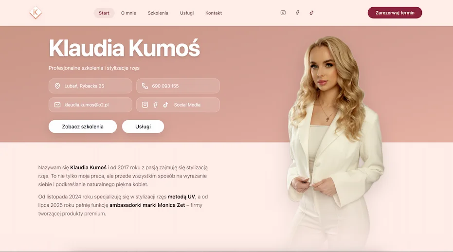 Strona główna Klaudia Lash Academy